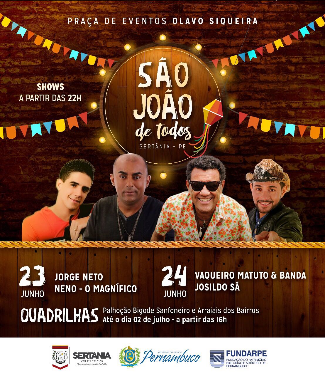 Leia mais sobre o artigo Praça de Eventos Olavo Siqueira recebe quadrilhas a partir desta segunda (19)