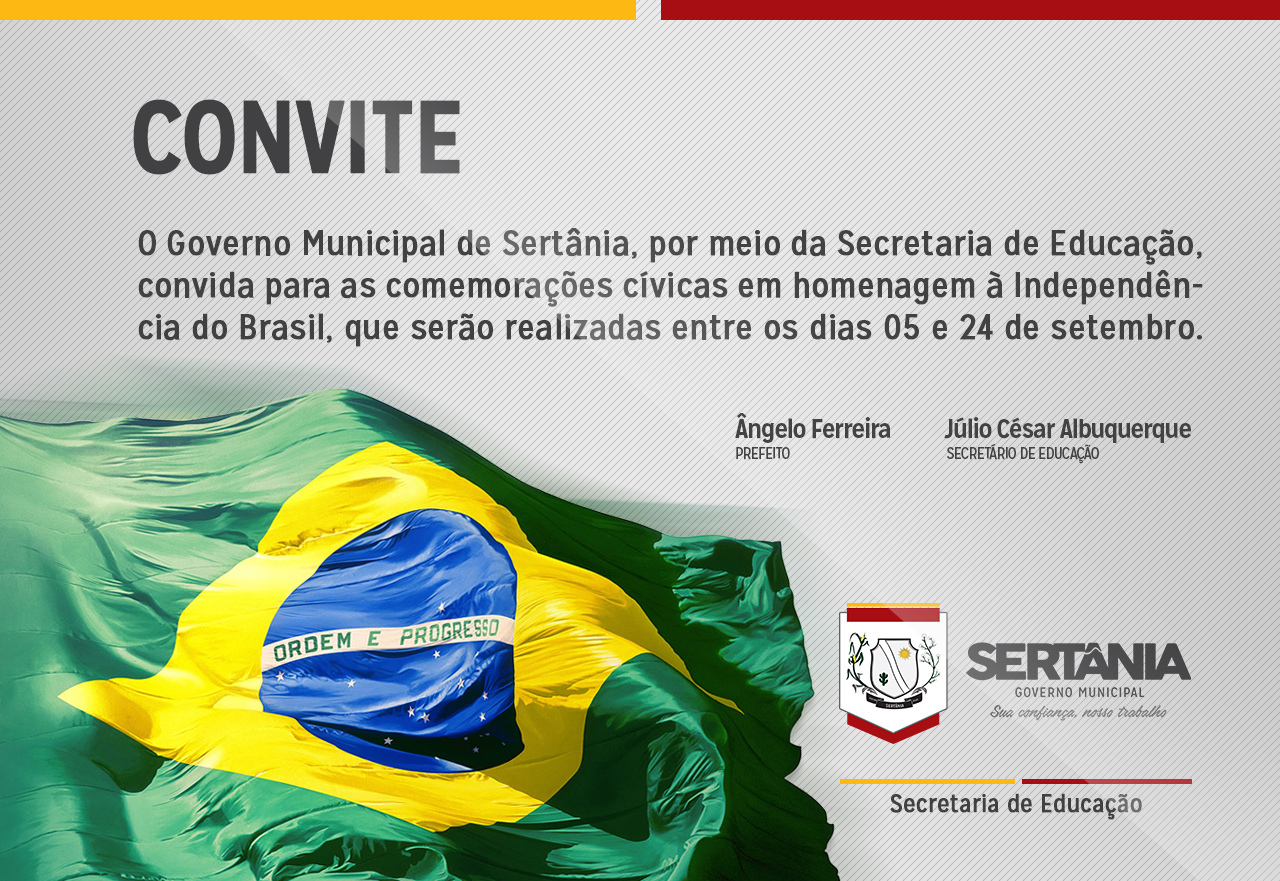 Leia mais sobre o artigo Desfile cívico começa nesta terça (05), em Sertânia