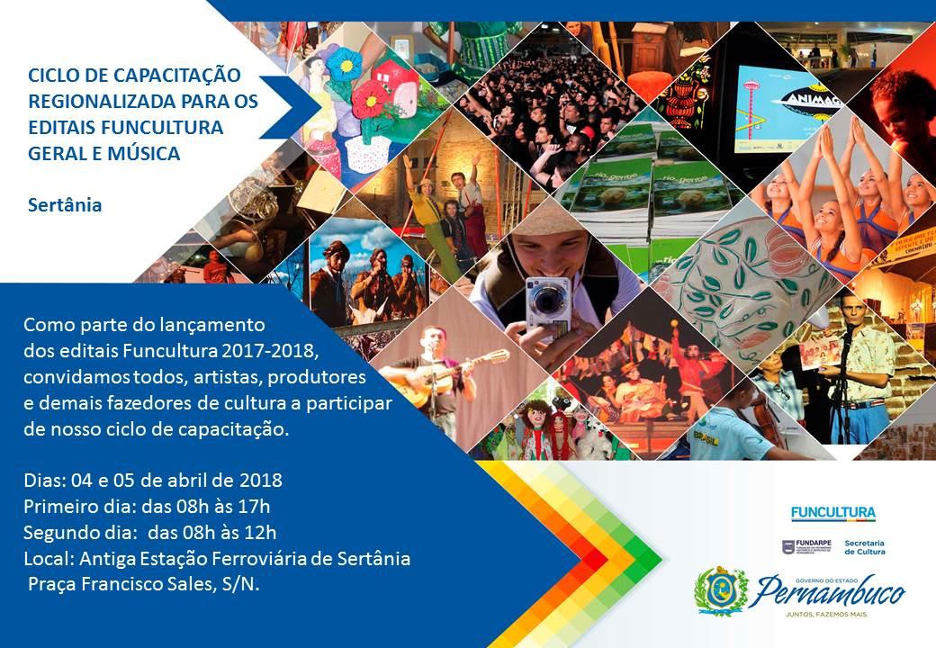 Leia mais sobre o artigo Sertânia recebe capacitação gratuita do Funcultura, nesta semana