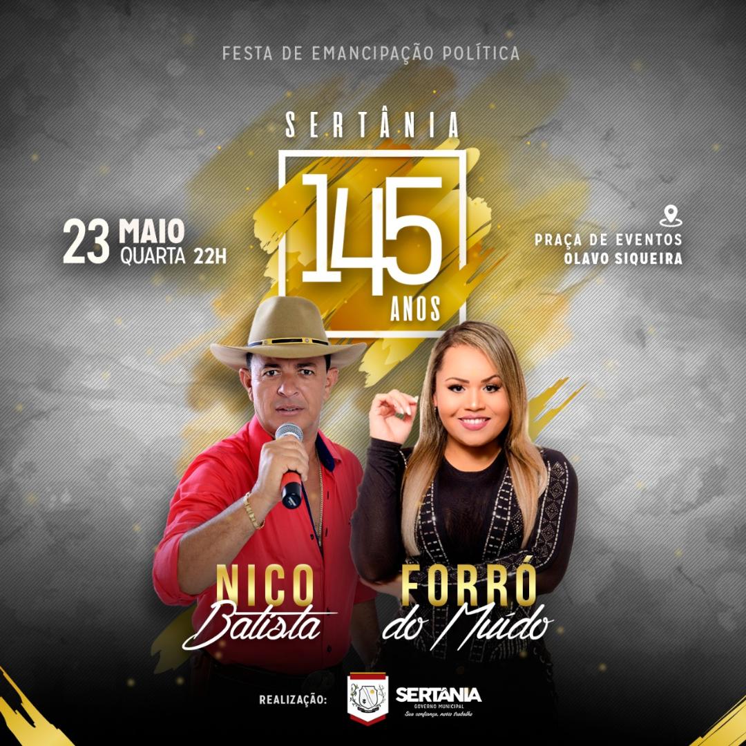 Leia mais sobre o artigo Divulgada programação do aniversário de Sertânia