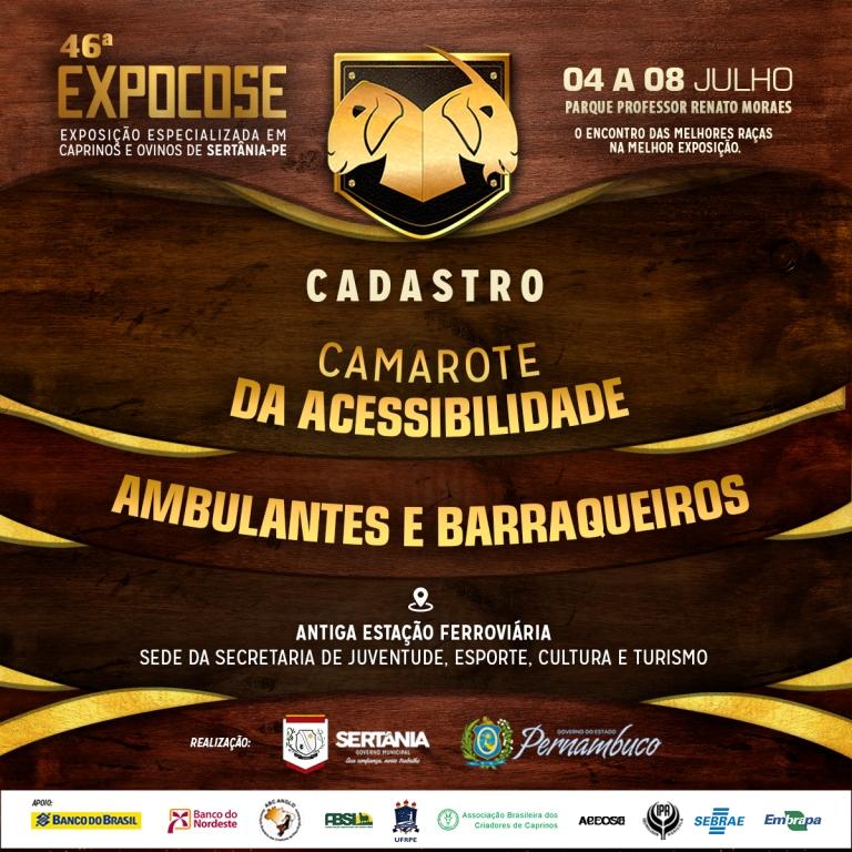 Leia mais sobre o artigo EXPOCOSE: Prefeitura realiza cadastro de comerciantes e do Camarote da Acessibilidade
