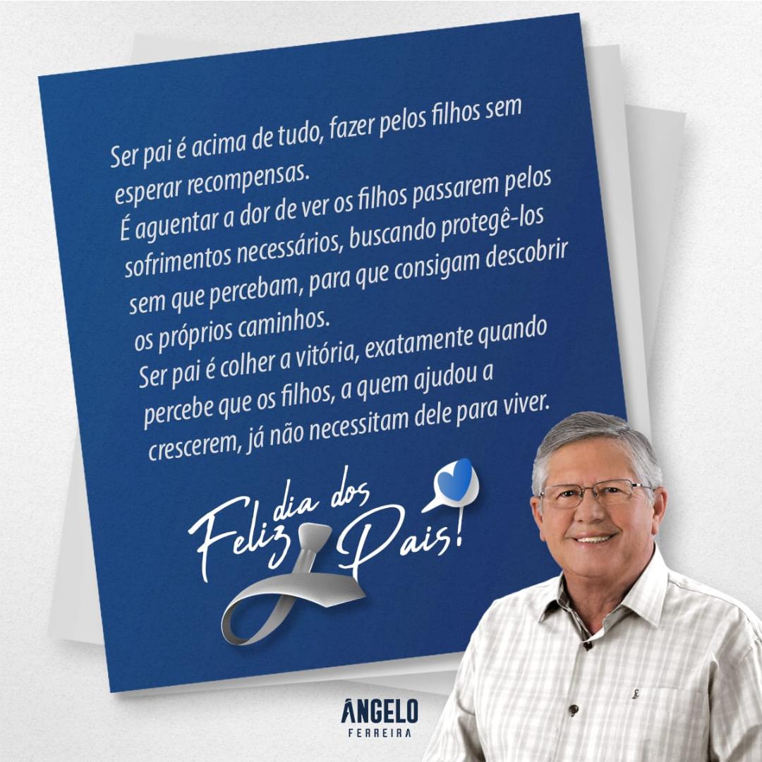 Leia mais sobre o artigo Dia dos Pais – Mensagem do prefeito Ângelo Ferreira