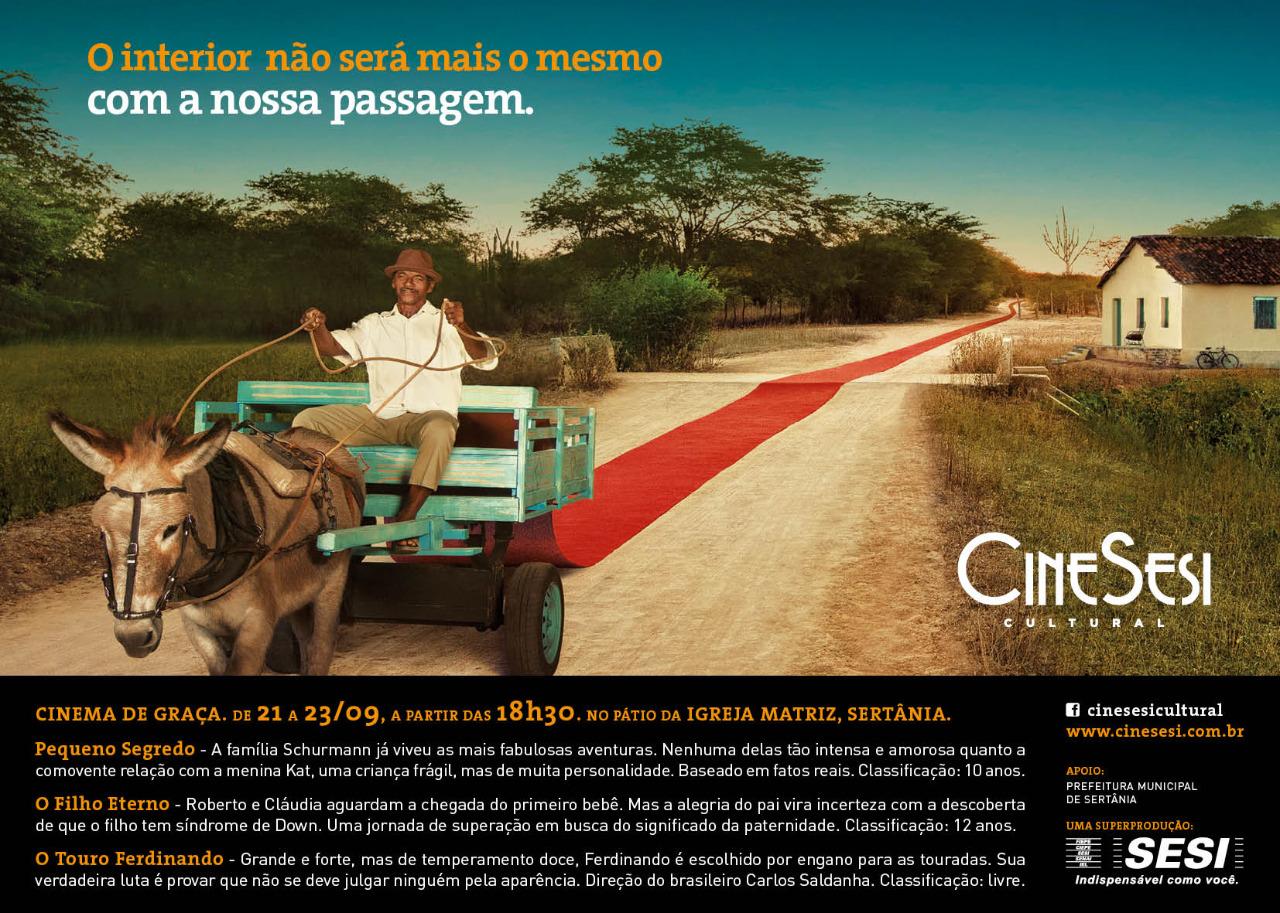 Leia mais sobre o artigo Sertânia recebe o Cine Sesi Cultural