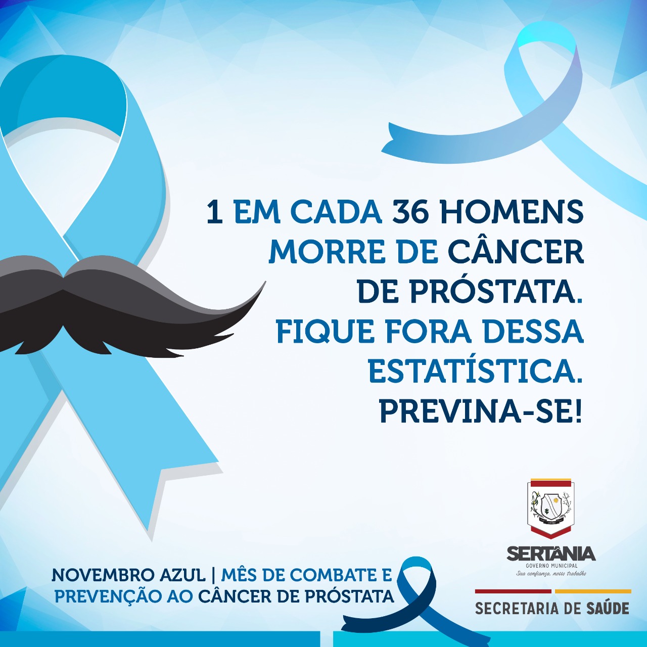 Leia mais sobre o artigo Governo Municipal de Sertânia inicia campanha Novembro Azul