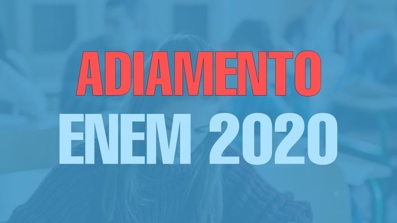 Leia mais sobre o artigo Inep anuncia adiamento do Enem 2020, mas sem definir novas datas