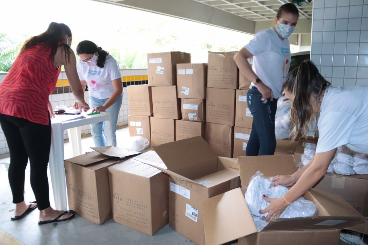 Leia mais sobre o artigo Regionais de Goiana e Palmares recebem doação de 263 mil máscaras