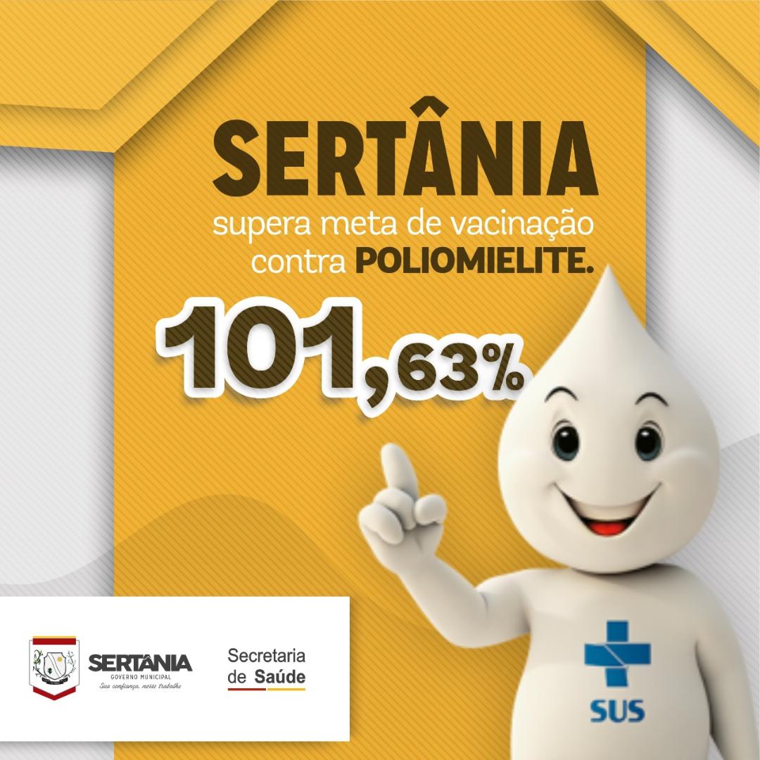 Leia mais sobre o artigo Sertânia supera meta de vacinação da poliomielite