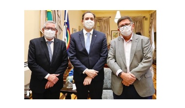 Leia mais sobre o artigo Ângelo Ferreira e Adelmo Moura cumprem agenda com Paulo Câmara