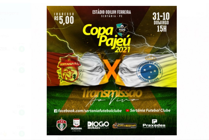 Leia mais sobre o artigo Sertânia joga neste domingo (31) em rodada da Copa Pajeú 2021