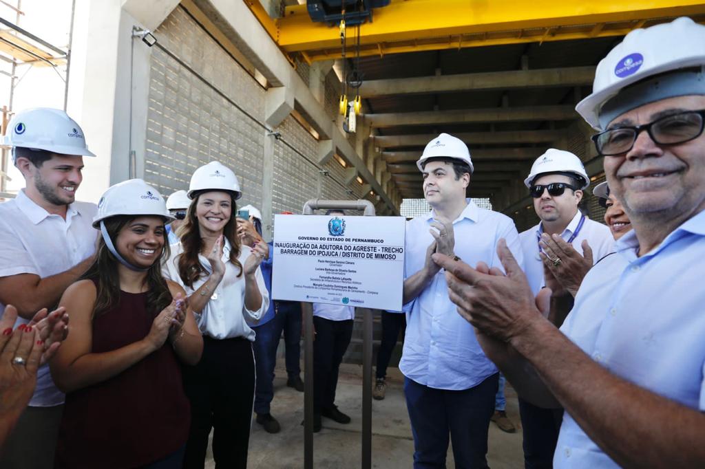 Leia mais sobre o artigo Paulo Câmara inaugura mais um trecho da Adutora do Agreste