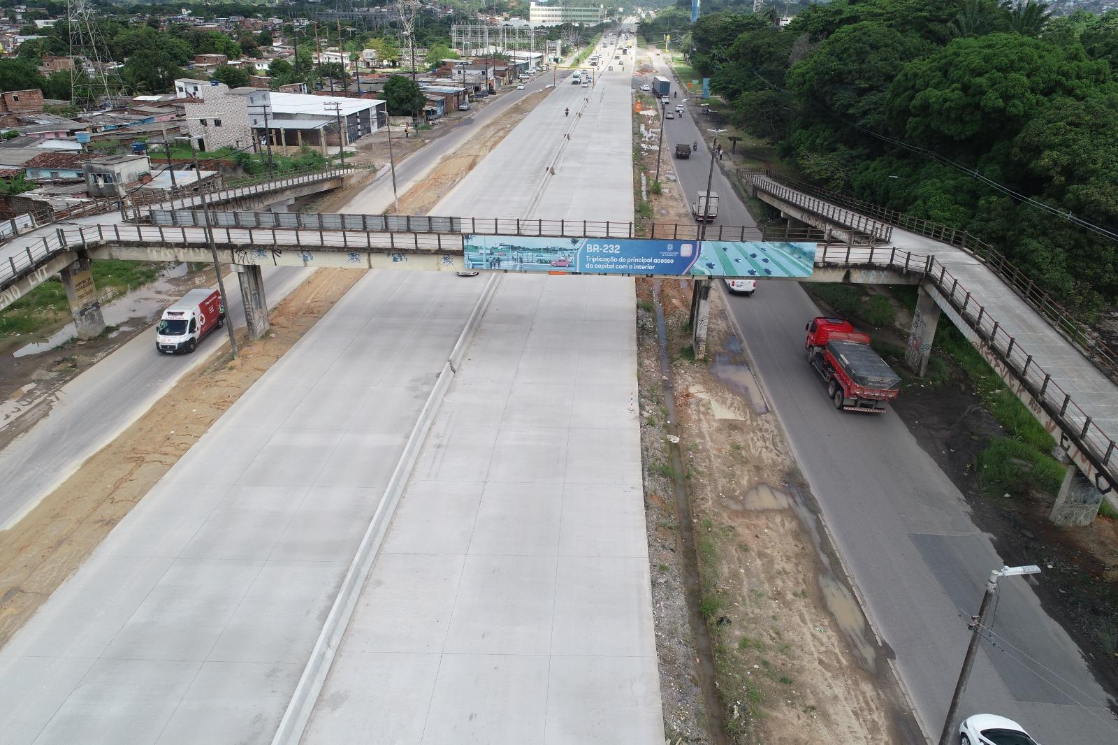 Leia mais sobre o artigo Trecho triplicado da BR-232 é totalmente finalizado