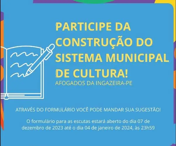 Leia mais sobre o artigo Secretaria de Cultura de Afogados e produtores/artistas convocam contribuições da comunidade