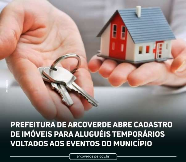 Leia mais sobre o artigo Prefeitura de Arcoverde abre cadastro de imóveis para alugueis temporários no São João 2024