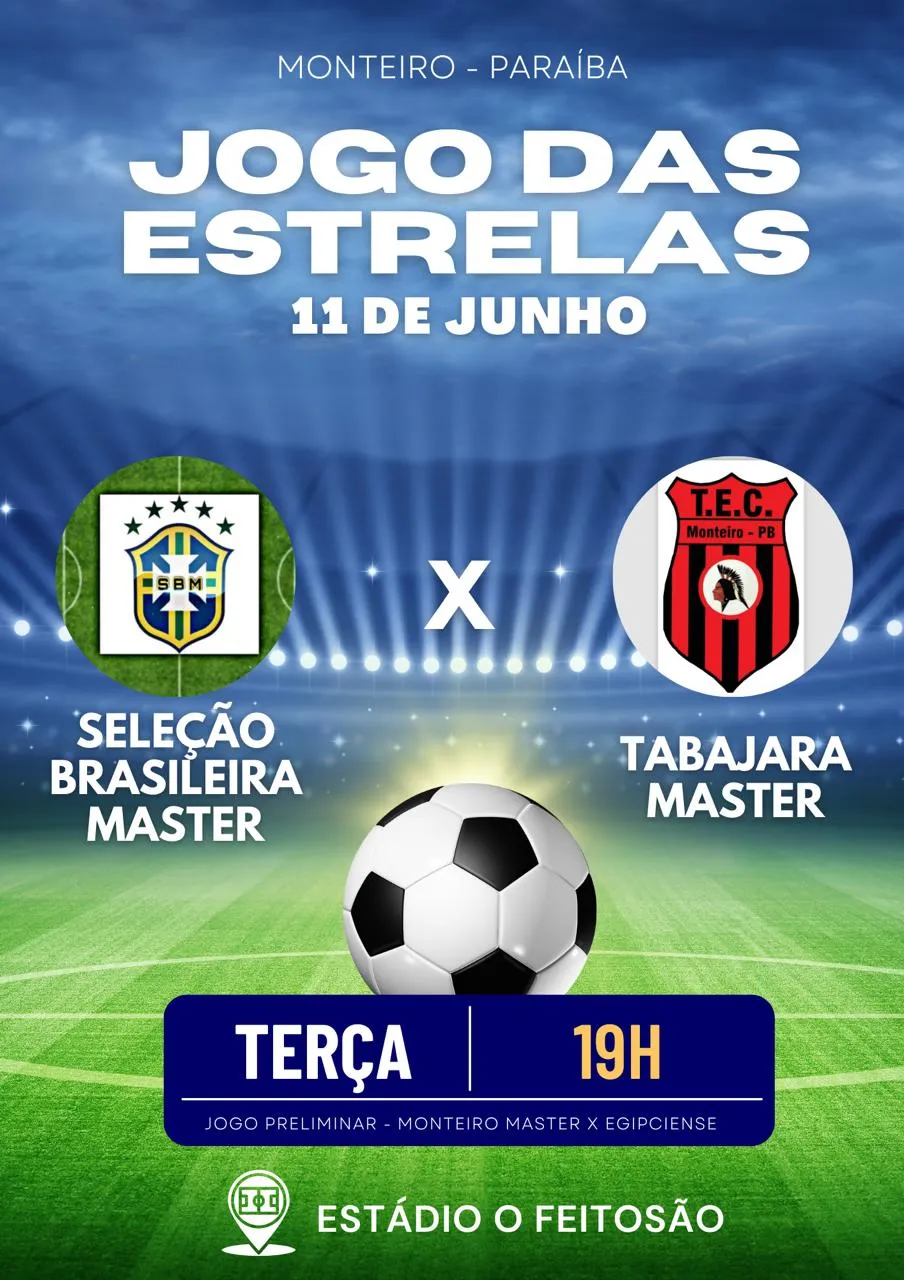 Leia mais sobre o artigo Começa a venda de ingressos para o jogo das estrelas em Monteiro (PB)