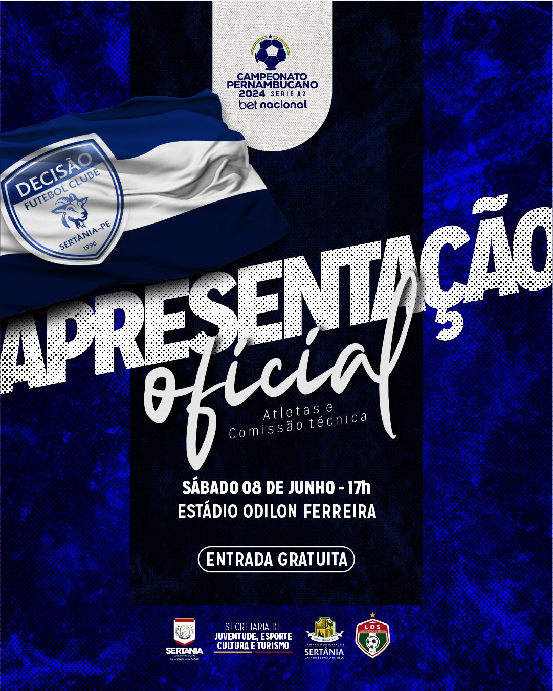 Leia mais sobre o artigo Decisão Sertânia fará apresentação da equipe neste sábado (08)