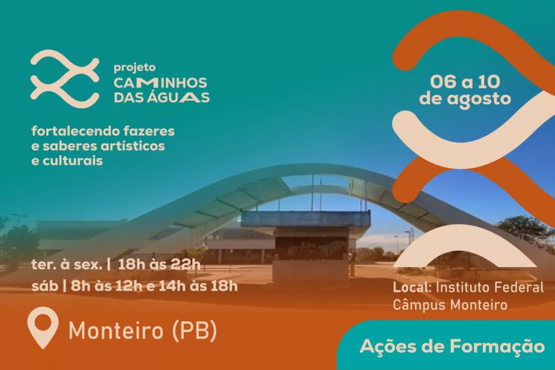 Leia mais sobre o artigo Curso sobre projeto culturais, educomunicação e arte recebe inscrições