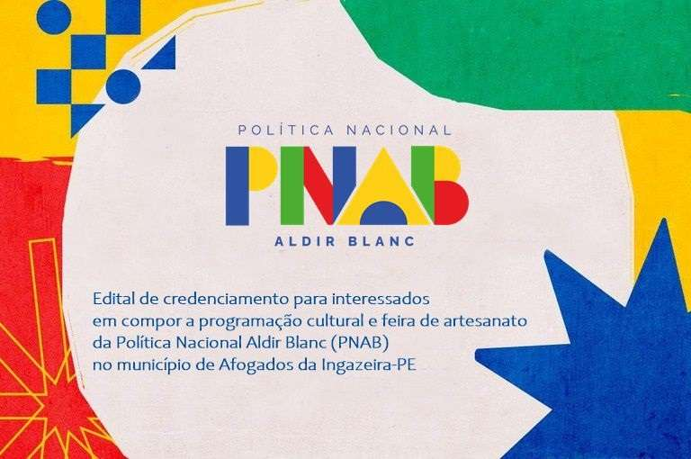 Leia mais sobre o artigo Artistas afogadenses podem se credenciar no edital da Política Nacional Aldir Blanc