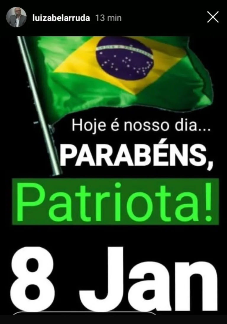 Leia mais sobre o artigo Vereador de Sertânia comemora 8 de janeiro e tentativa de golpe